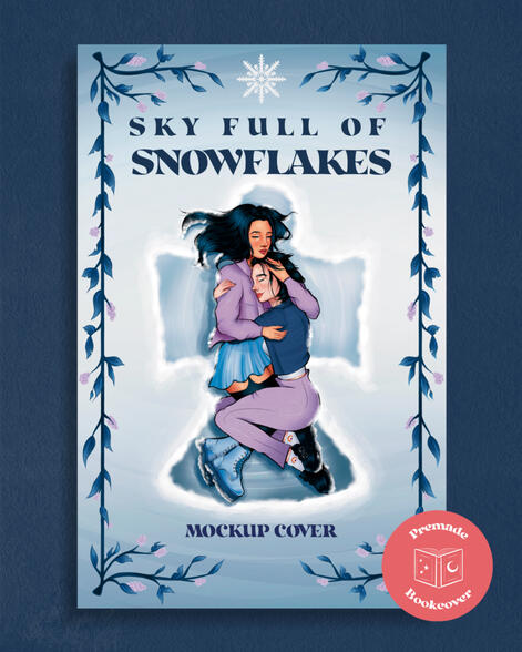 Sky full of Snowflakes Premade Book Cover
