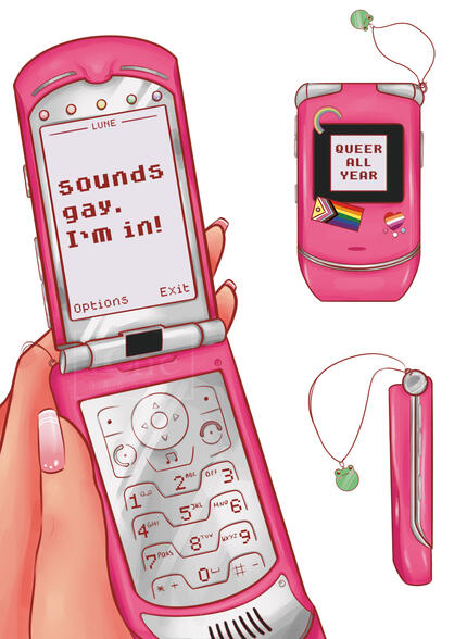 2YK Style Illustration