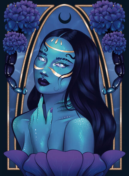 Siren Character Illustration