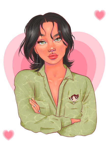 Buttercup Character Illustration